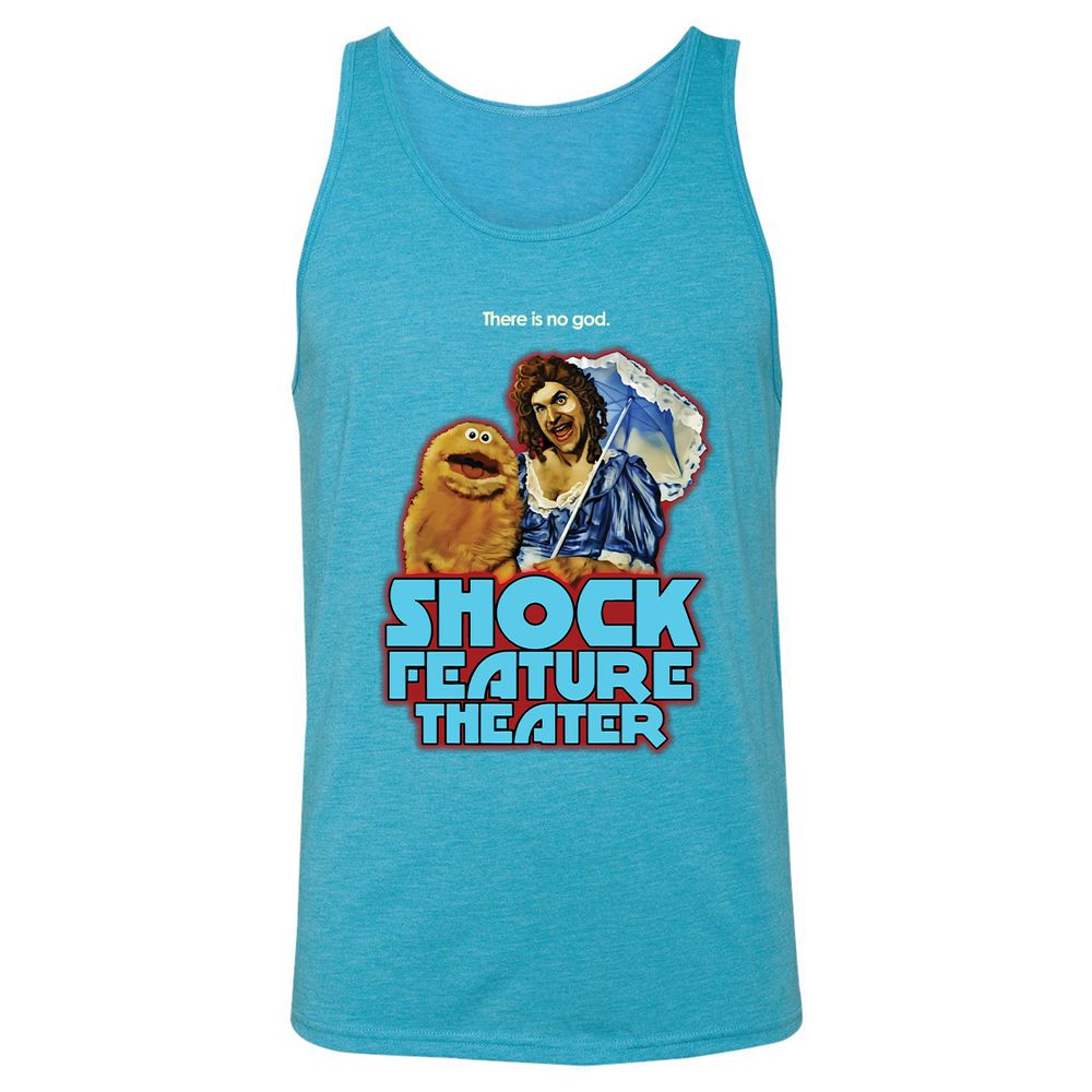 Unisex Jersey Tank - UU2QV8C3 - Aqua Triblend - 3