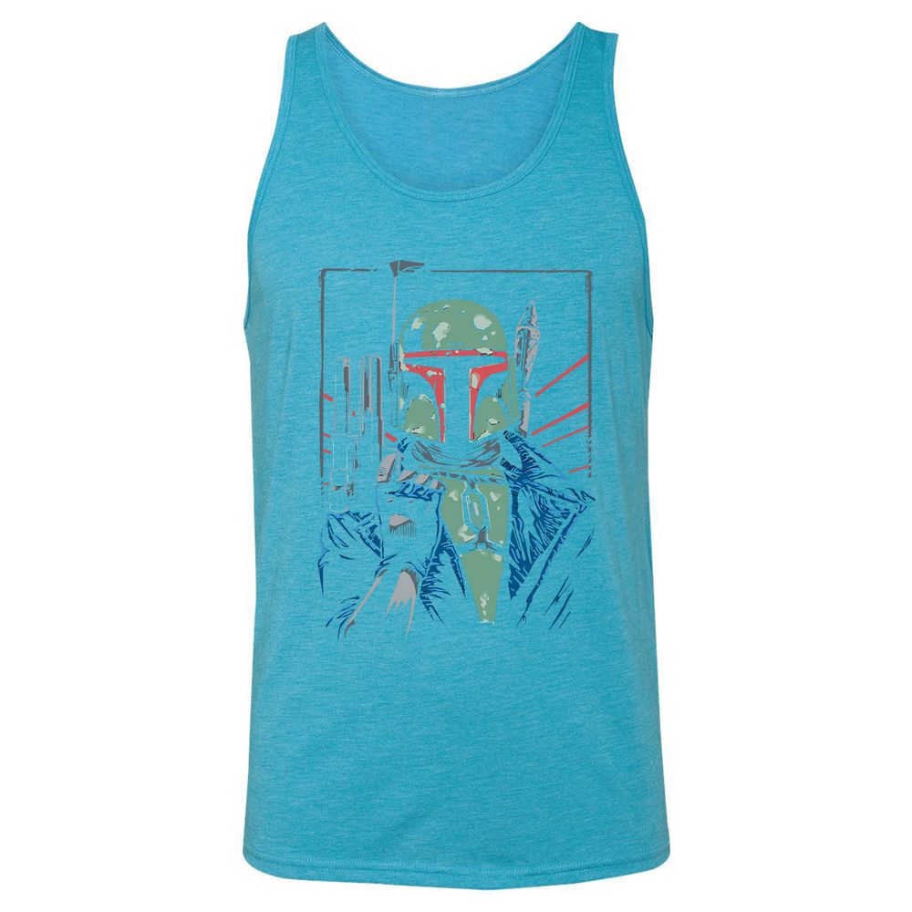Unisex Jersey Tank - WXEN6AP1 - Aqua Triblend - 3