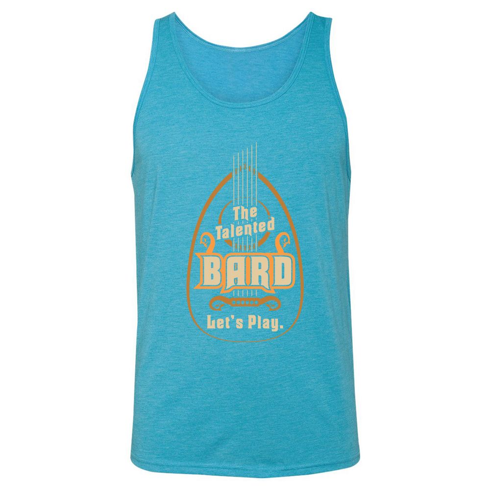 Unisex Jersey Tank - 7FG3SC7P - Aqua Triblend - 3
