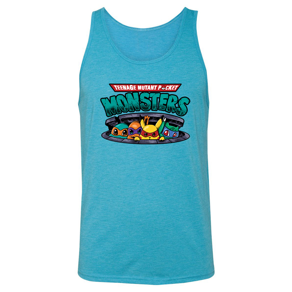 Unisex Jersey Tank - RV2X9JAY - Aqua Triblend - 3
