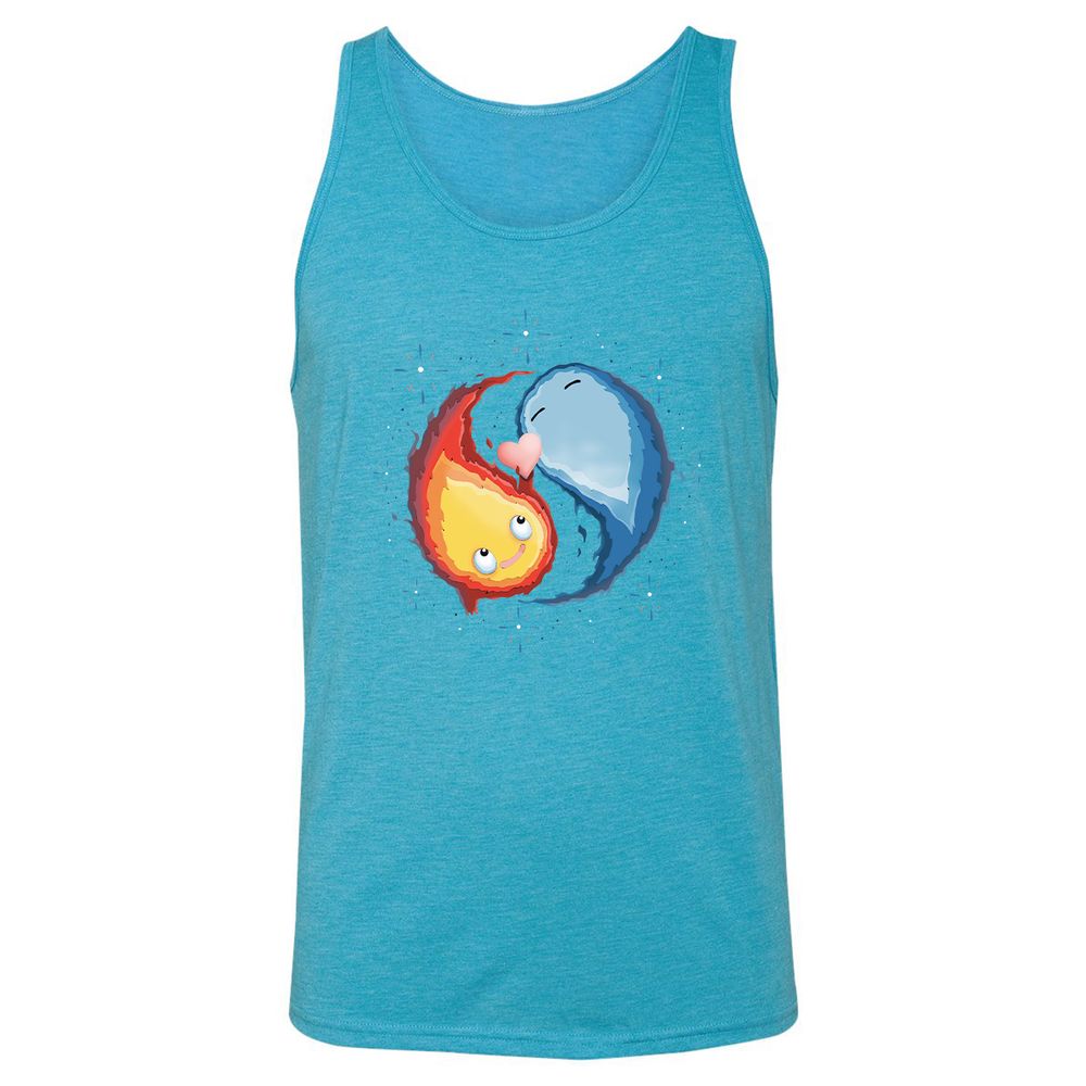 Unisex Jersey Tank - AH2BSEN6 - Aqua Triblend - 3