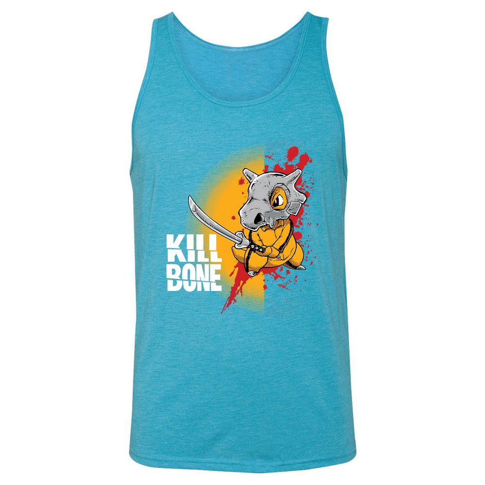 Unisex Jersey Tank - TNVCJLUS - Aqua Triblend - 3