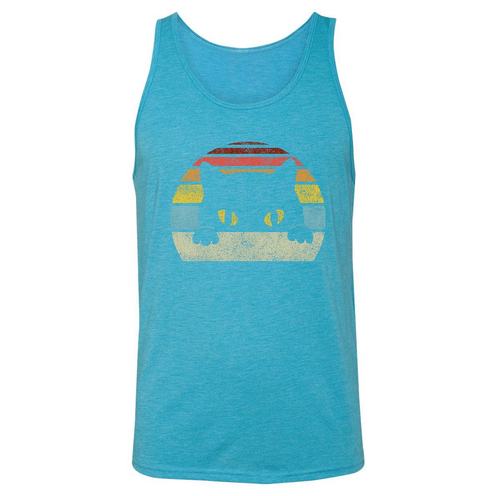 Unisex Jersey Tank - VX9C35B7 - Aqua Triblend - 3