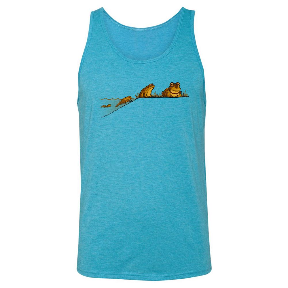 Unisex Jersey Tank - 9XME7N68 - Aqua Triblend - 3