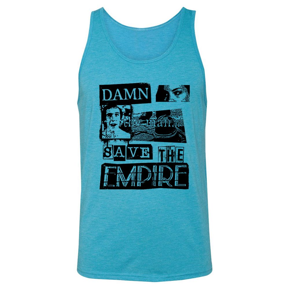Unisex Jersey Tank - 8KEASX59 - Aqua Triblend - 3