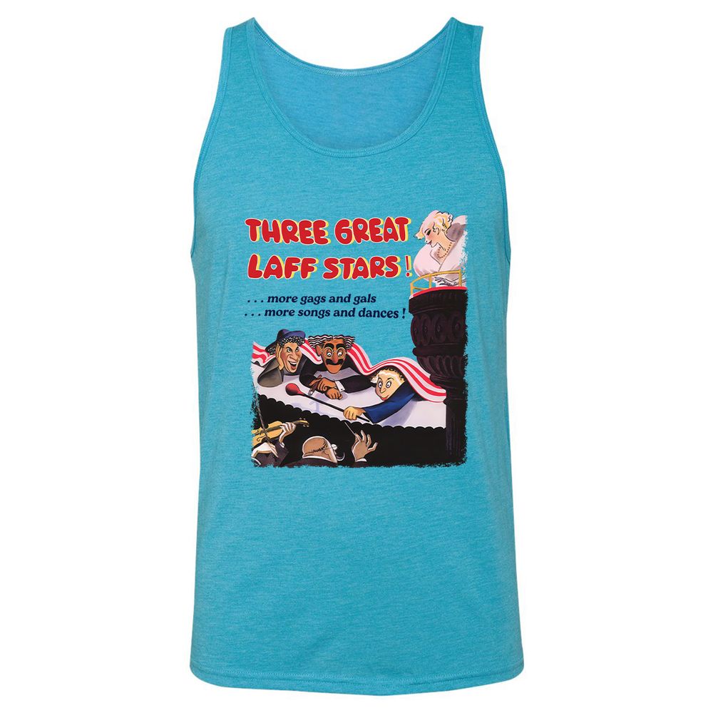 Unisex Jersey Tank - HJ3G3NNX - Aqua Triblend - 3