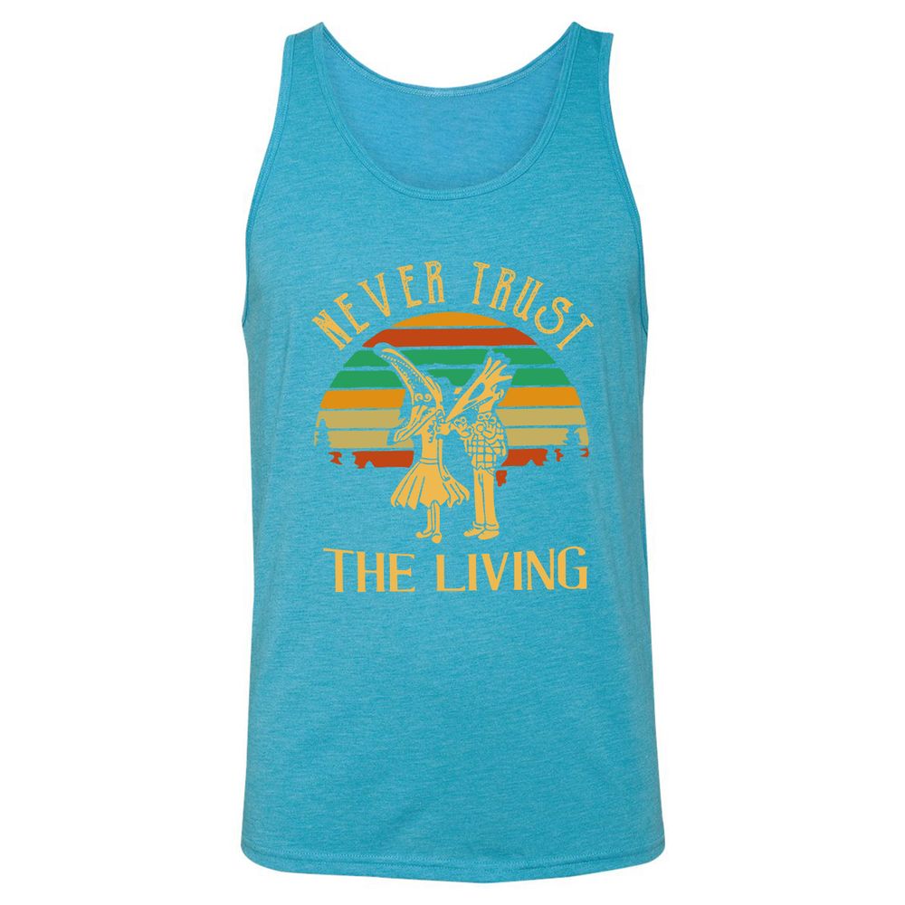 Unisex Jersey Tank - HBUAXWX4 - Aqua Triblend - 3