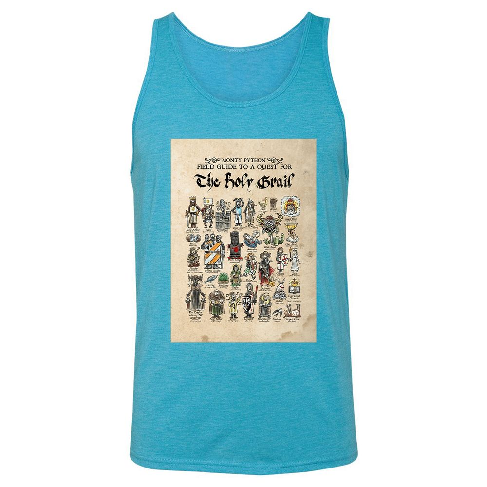 Unisex Jersey Tank - 5UZ4L466 - Aqua Triblend - 3