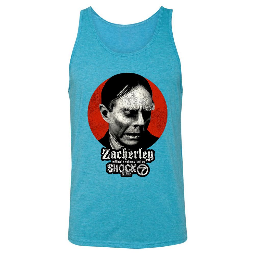 Unisex Jersey Tank - AQGEGVYE - Aqua Triblend - 3