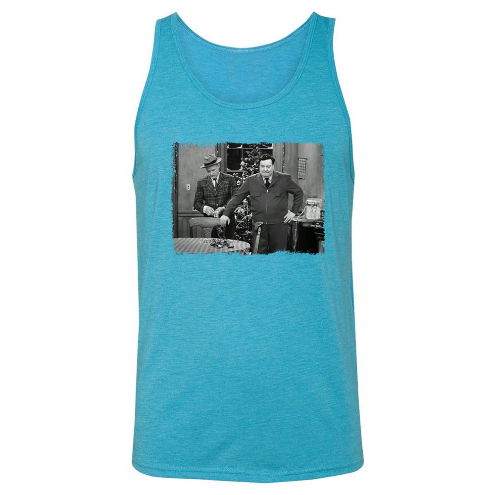 Unisex Jersey Tank - XG48KK8W - Aqua Triblend - 3