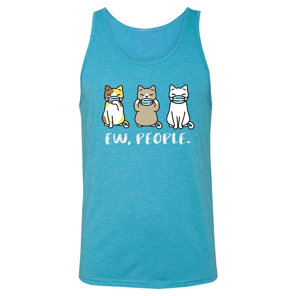 Unisex Jersey Tank - ATDB9BR9 - Aqua Triblend - 3