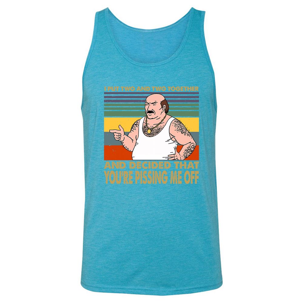 Unisex Jersey Tank - CBTDCQPK - Aqua Triblend - 3
