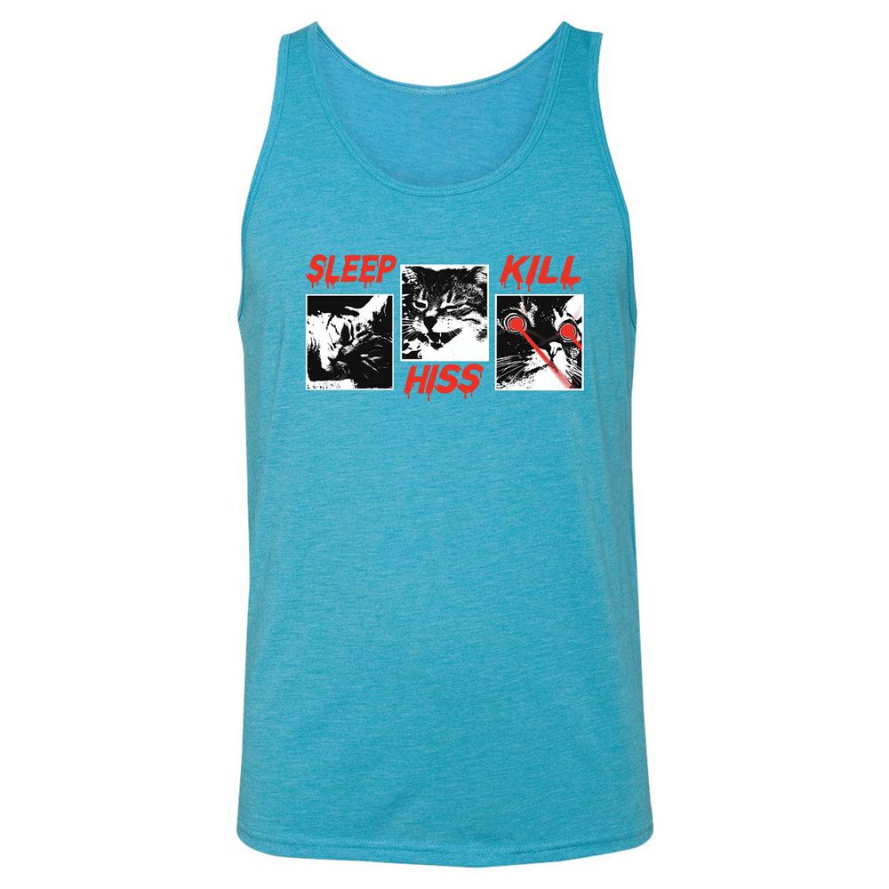 Unisex Jersey Tank - RBG8KV64 - Aqua Triblend - 3