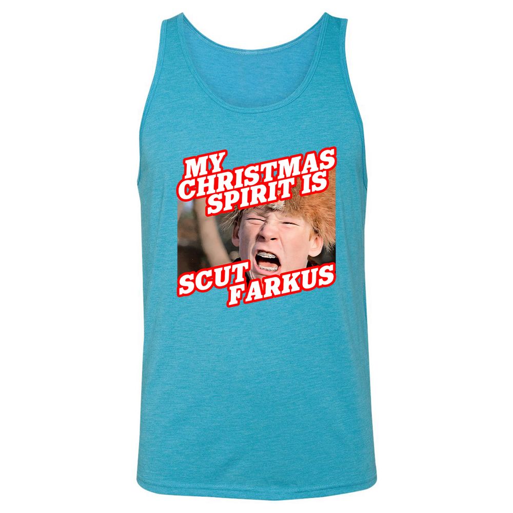 Unisex Jersey Tank - GWJRWVJW - Aqua Triblend - 3