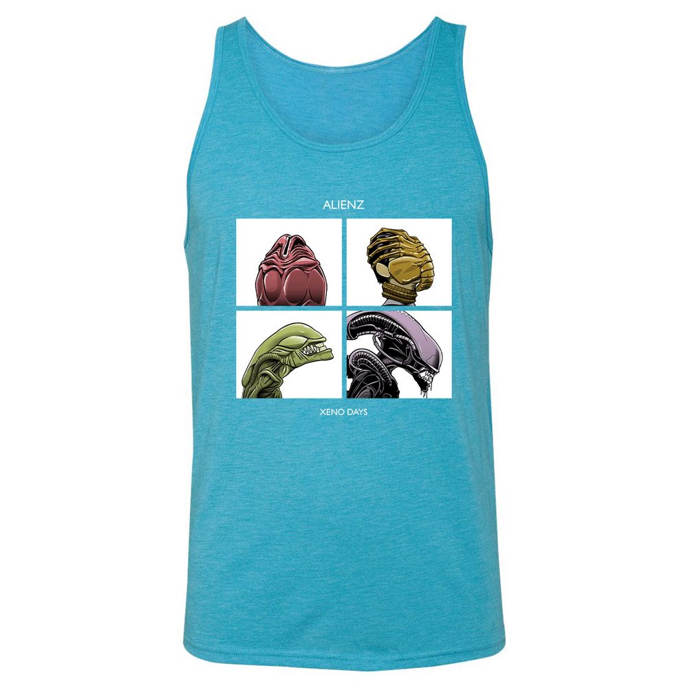 Unisex Jersey Tank - YTU8F5ER - Aqua Triblend - 3