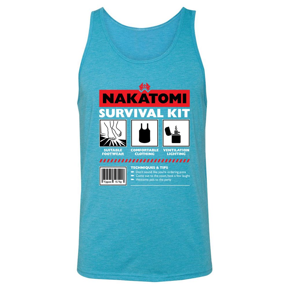 Unisex Jersey Tank - CF2P8D5V - Aqua Triblend - 3