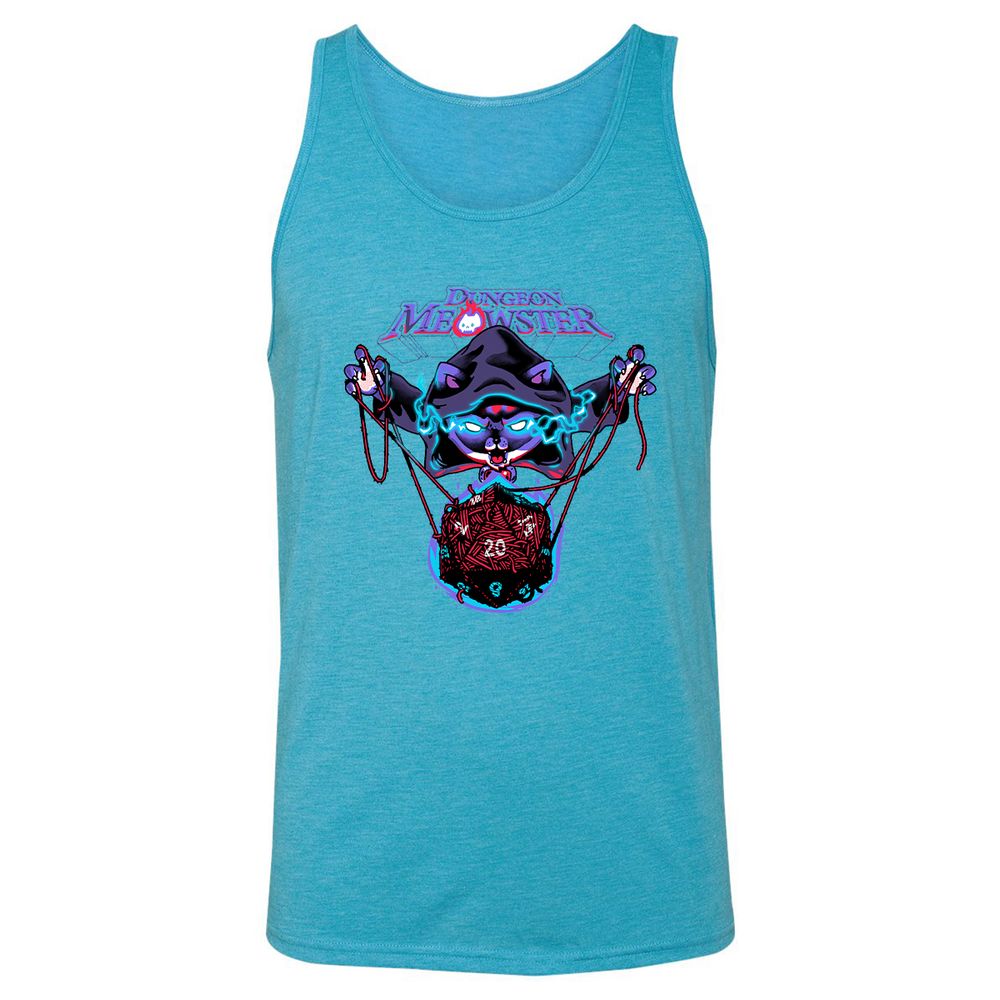 Unisex Jersey Tank - USYKR99Z - Aqua Triblend - 3