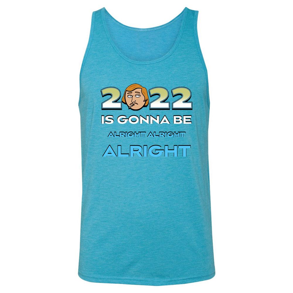 Unisex Jersey Tank - Y13V7LN9 - Aqua Triblend - 3