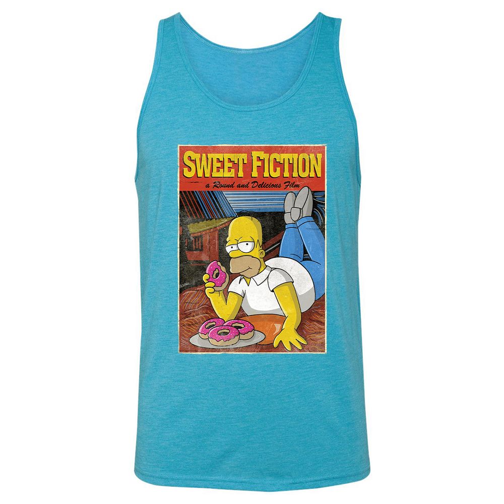 Unisex Jersey Tank - 2CM79FE8 - Aqua Triblend - 3