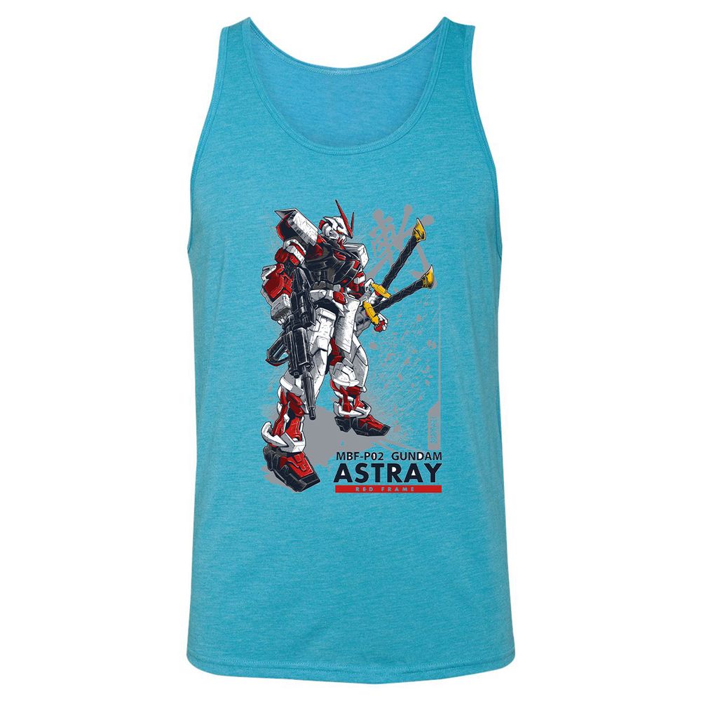 Unisex Jersey Tank - W6A757YK - Aqua Triblend - 3
