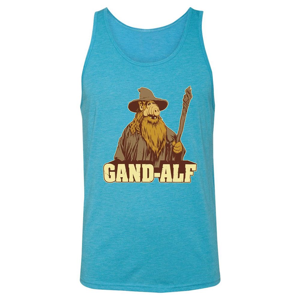 Unisex Jersey Tank - M7R4ADFM - Aqua Triblend - 3
