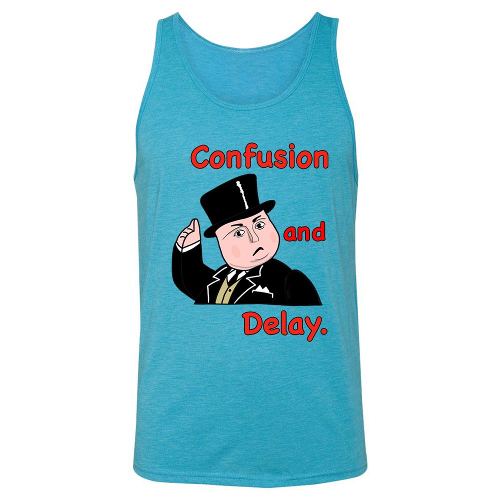 Unisex Jersey Tank - GFQG7GXL - Aqua Triblend - 3