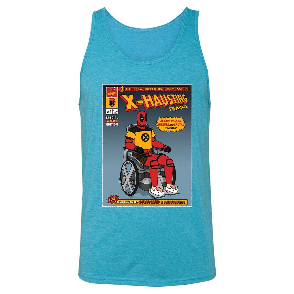 Unisex Jersey Tank - 3CUKKGWE - Aqua Triblend - 3