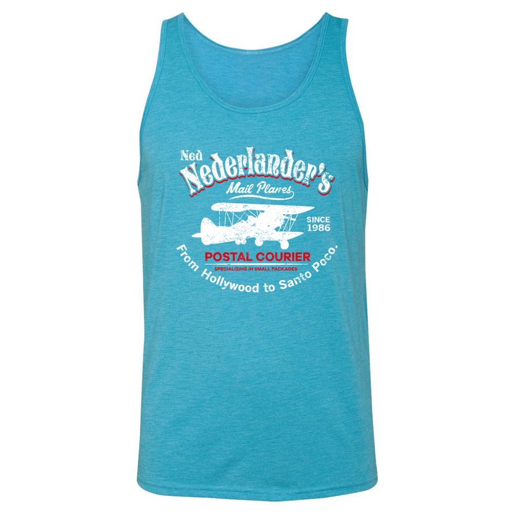 Unisex Jersey Tank - 4KLF7WQW - Aqua Triblend - 3