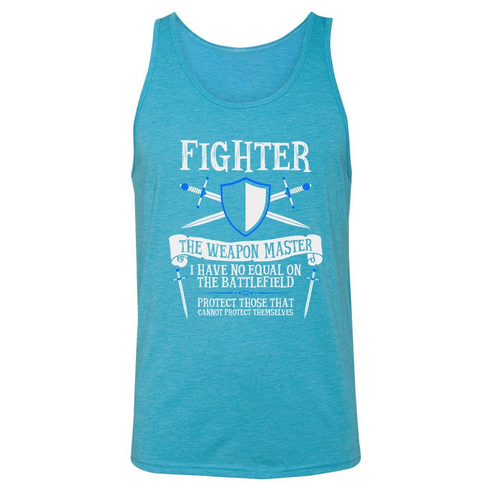 Unisex Jersey Tank - K1FBRXXM - Aqua Triblend - 3