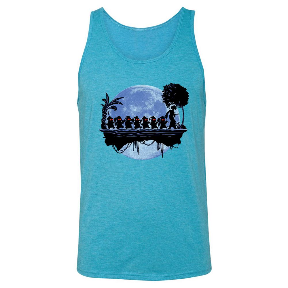 Unisex Jersey Tank - YLB5QM4P - Aqua Triblend - 3