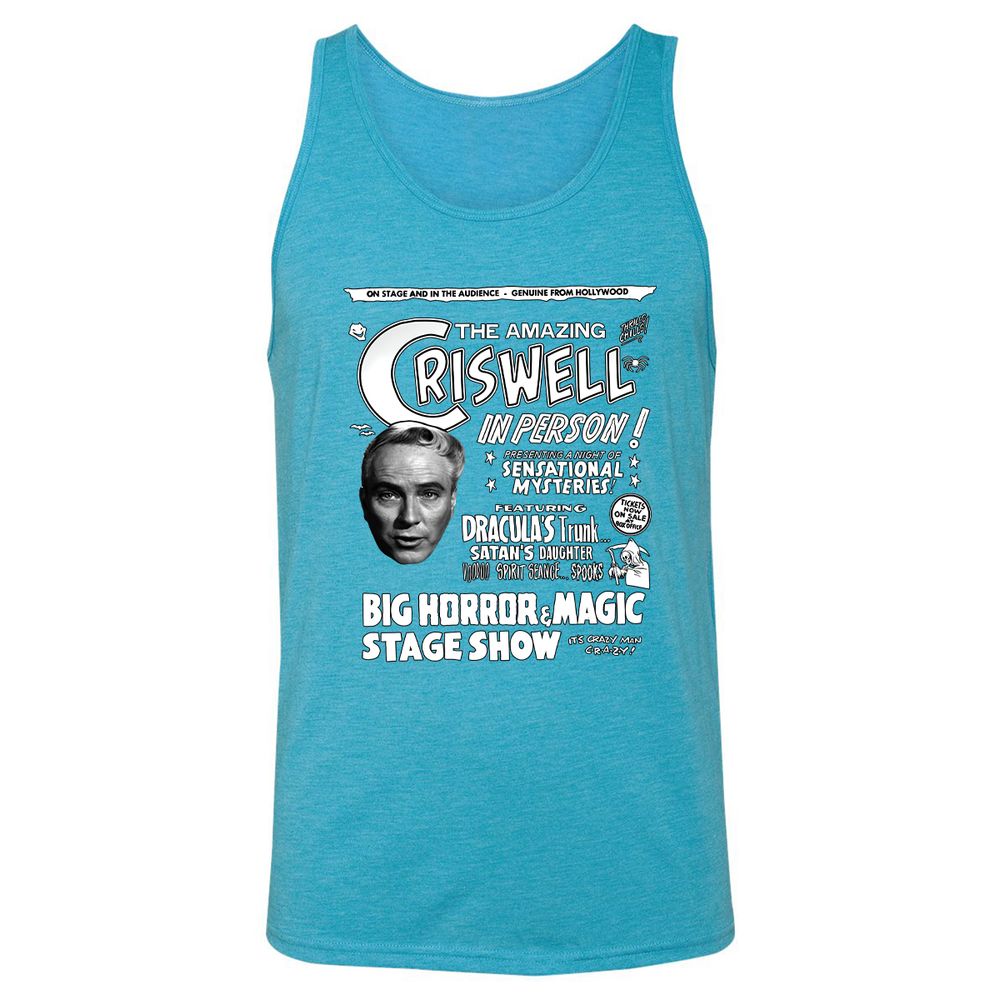 Unisex Jersey Tank - QN8FY48D - Aqua Triblend - 3