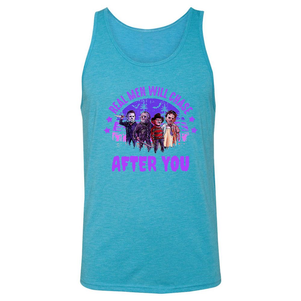 Unisex Jersey Tank - 4SNM42YG - Aqua Triblend - 3