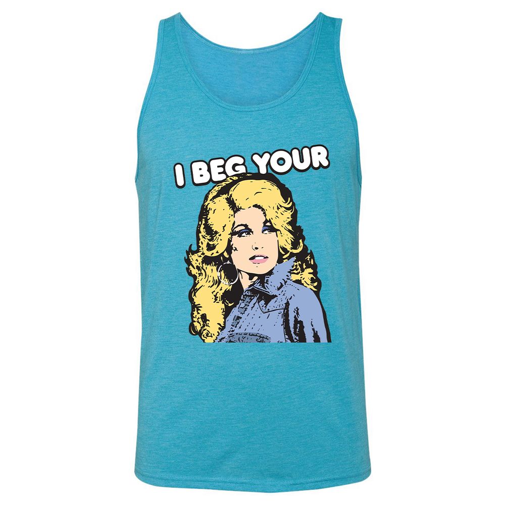 Unisex Jersey Tank - 8PD45Y4G - Aqua Triblend - 3