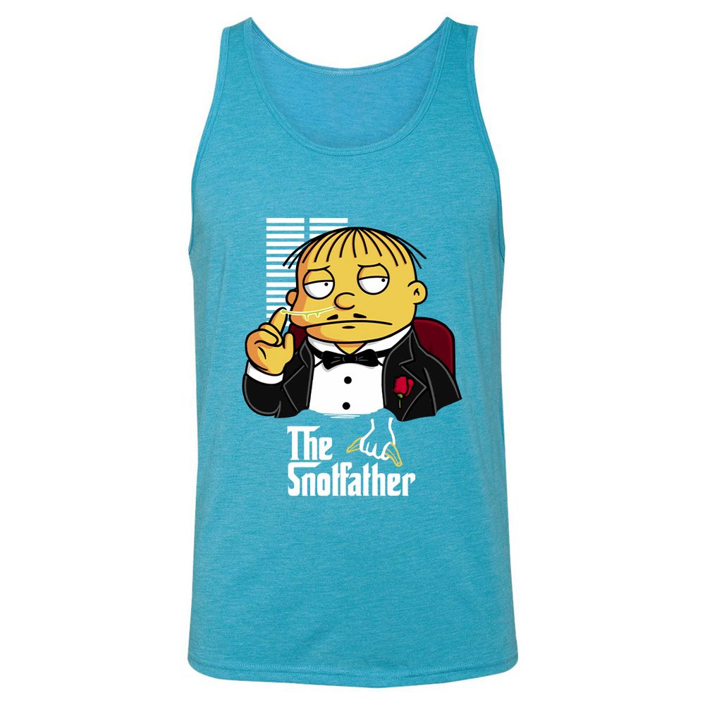 Unisex Jersey Tank - QGC47KEL - Aqua Triblend - 3
