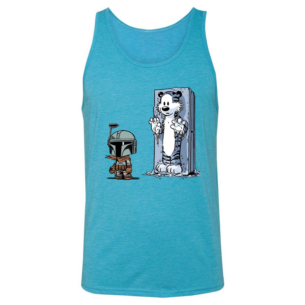 Unisex Jersey Tank - A3A6LXRU - Aqua Triblend - 3