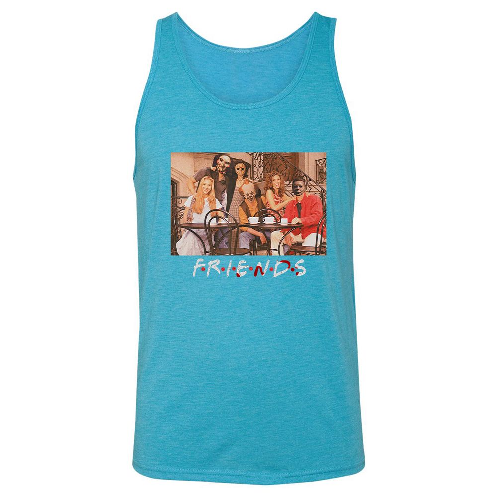 Unisex Jersey Tank - HMNNY6C2 - Aqua Triblend - 3