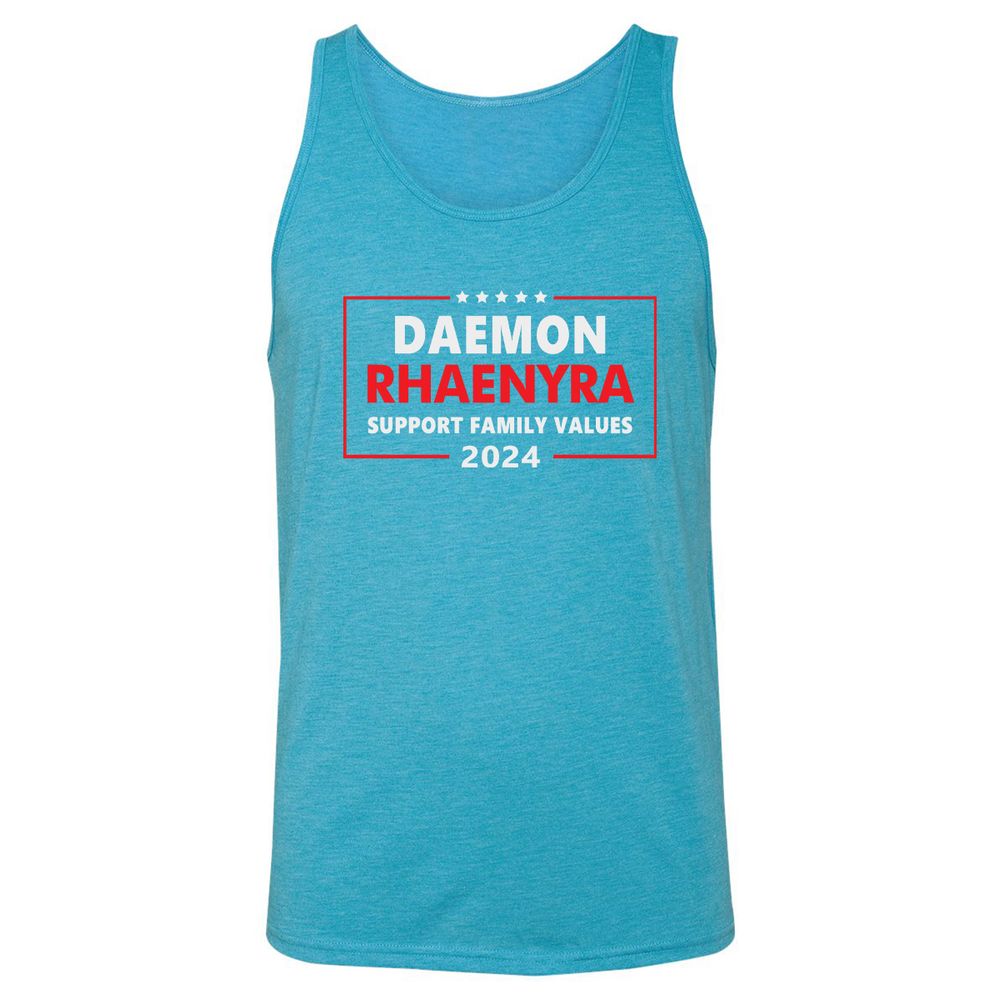 Unisex Jersey Tank - 9E8RMLM1 - Aqua Triblend - 3