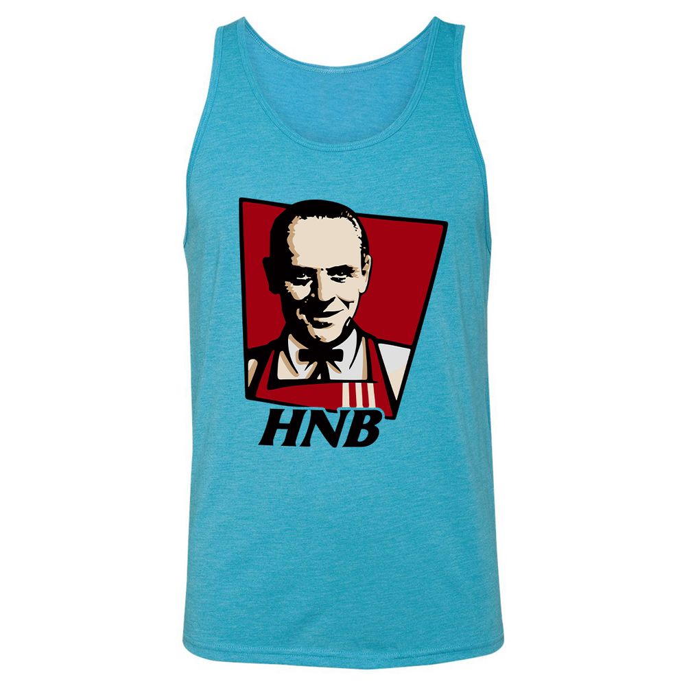 Unisex Jersey Tank - BD4Q3499 - Aqua Triblend - 3