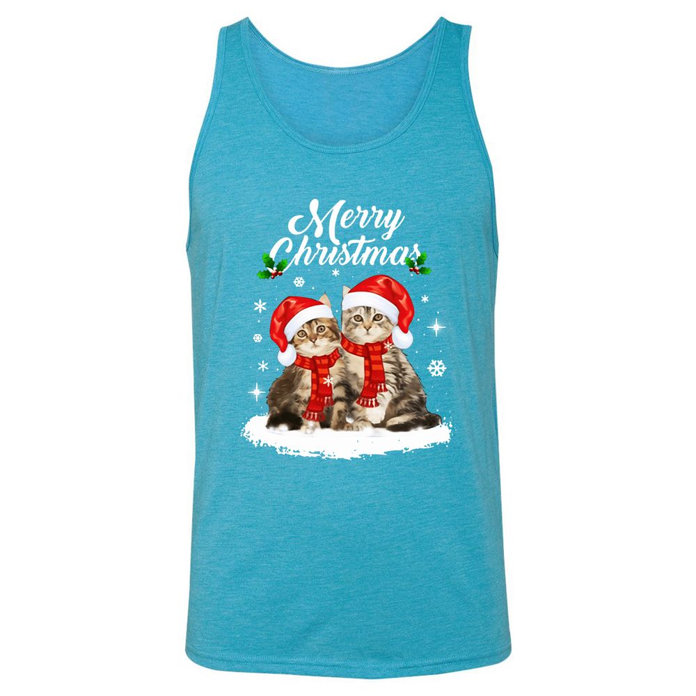 Unisex Jersey Tank - MMWM8ZAL - Aqua Triblend - 3