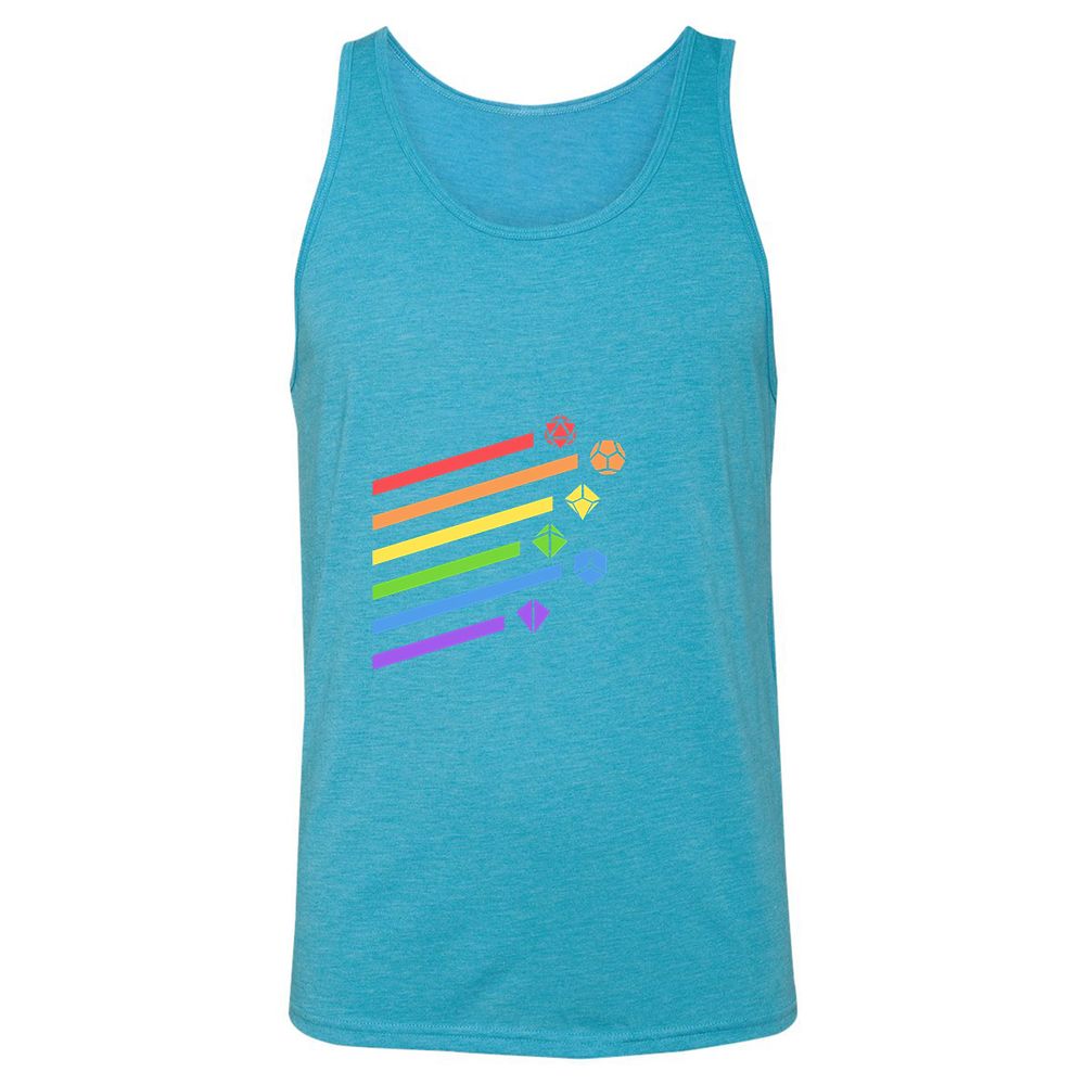 Unisex Jersey Tank - YB5BN3X2 - Aqua Triblend - 3