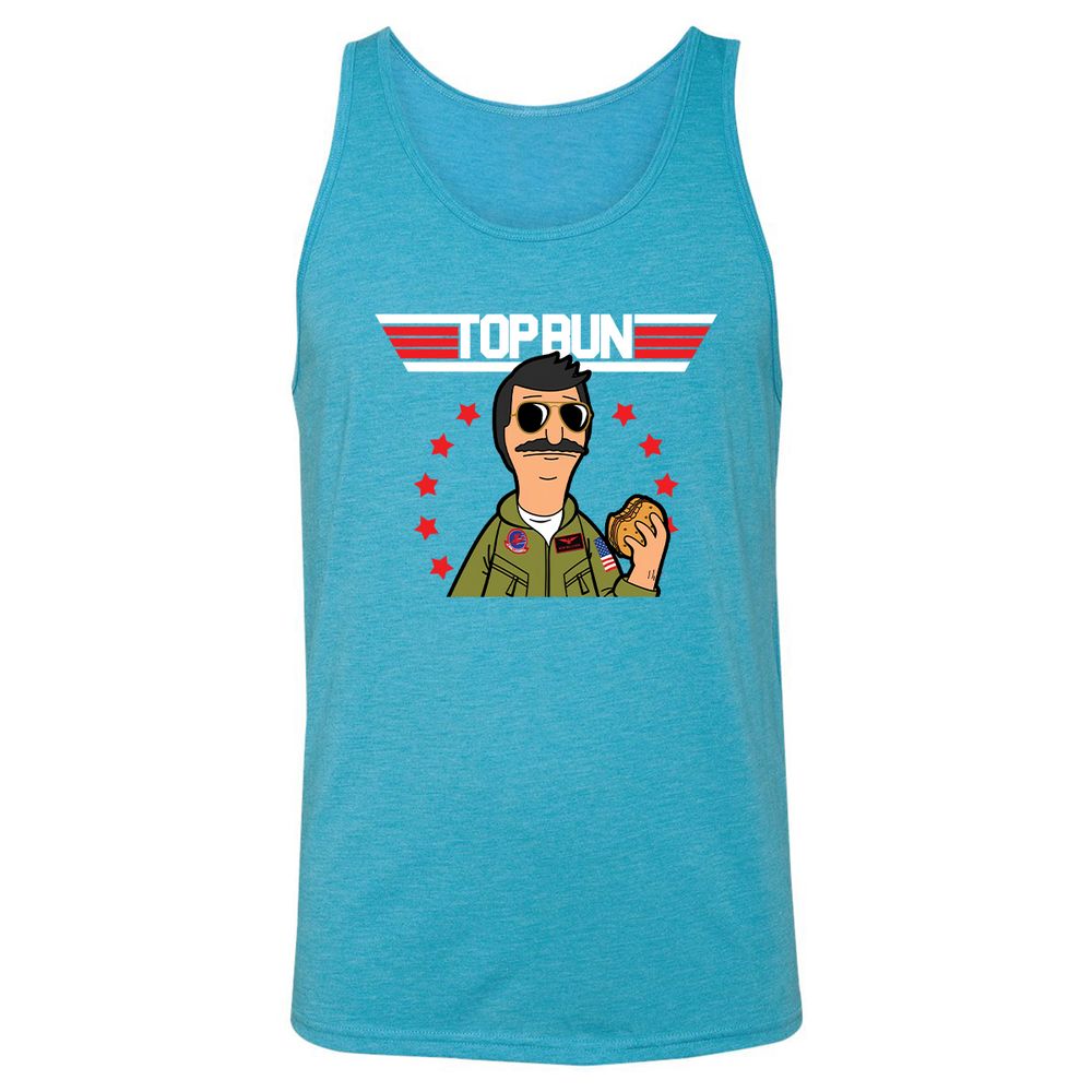 Unisex Jersey Tank - PRLT8F7Z - Aqua Triblend - 3