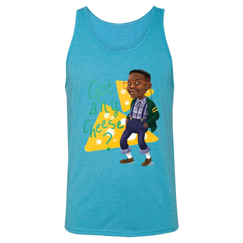 Unisex Jersey Tank - P3YZ34YA - Aqua Triblend - 3