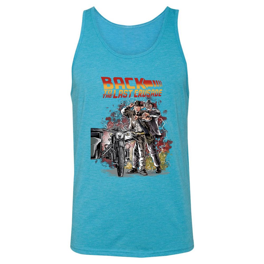 Unisex Jersey Tank - D3YPE8Z1 - Aqua Triblend - 3