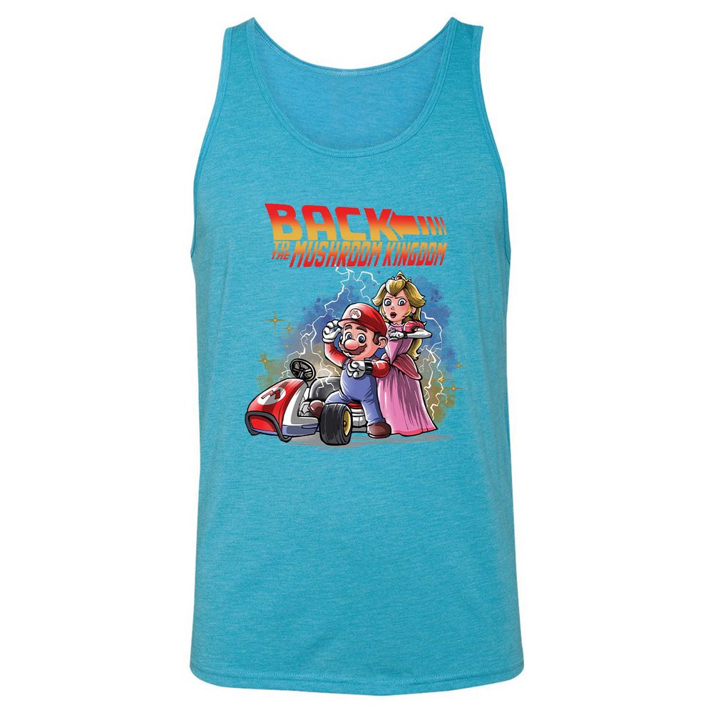 Unisex Jersey Tank - TEB5NPHW - Aqua Triblend - 3