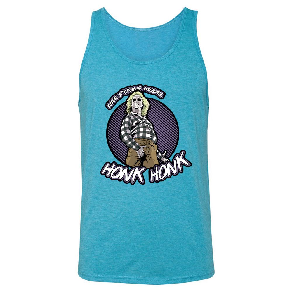 Unisex Jersey Tank - JSL4AD5N - Aqua Triblend - 3