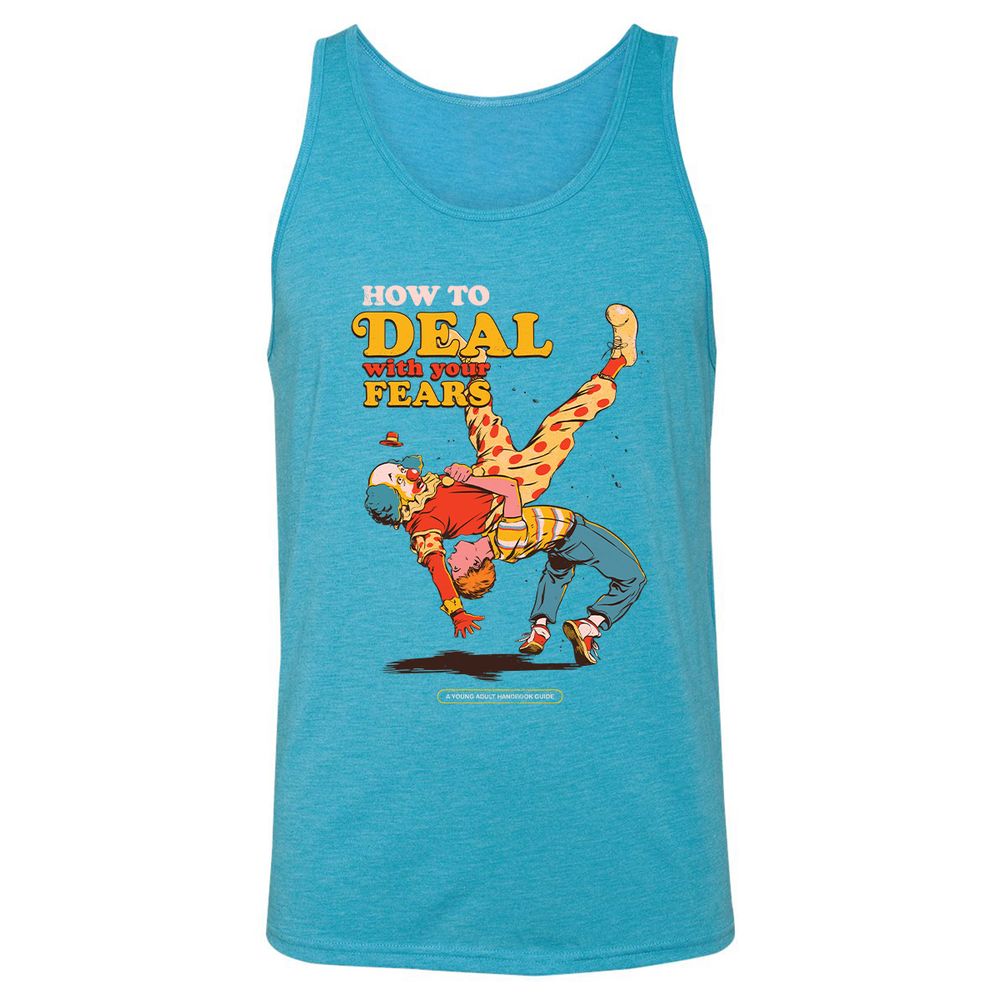 Unisex Jersey Tank - XBD75GV7 - Aqua Triblend - 3
