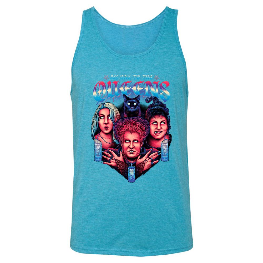 Unisex Jersey Tank - 9UG43DZV - Aqua Triblend - 3