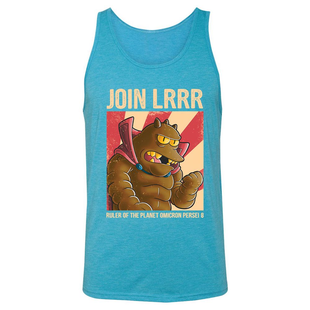 Unisex Jersey Tank - F7DZG11B - Aqua Triblend - 3