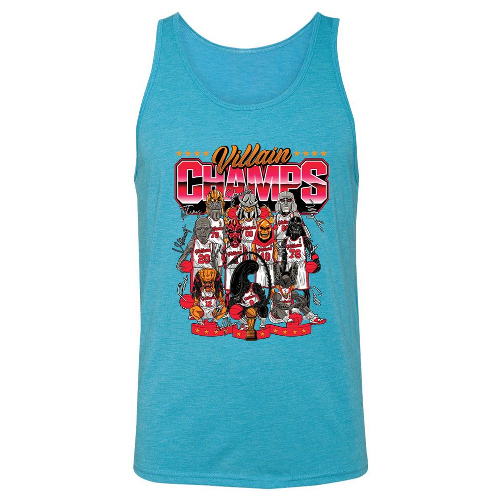 Unisex Jersey Tank - 155UCAJR - Aqua Triblend - 3