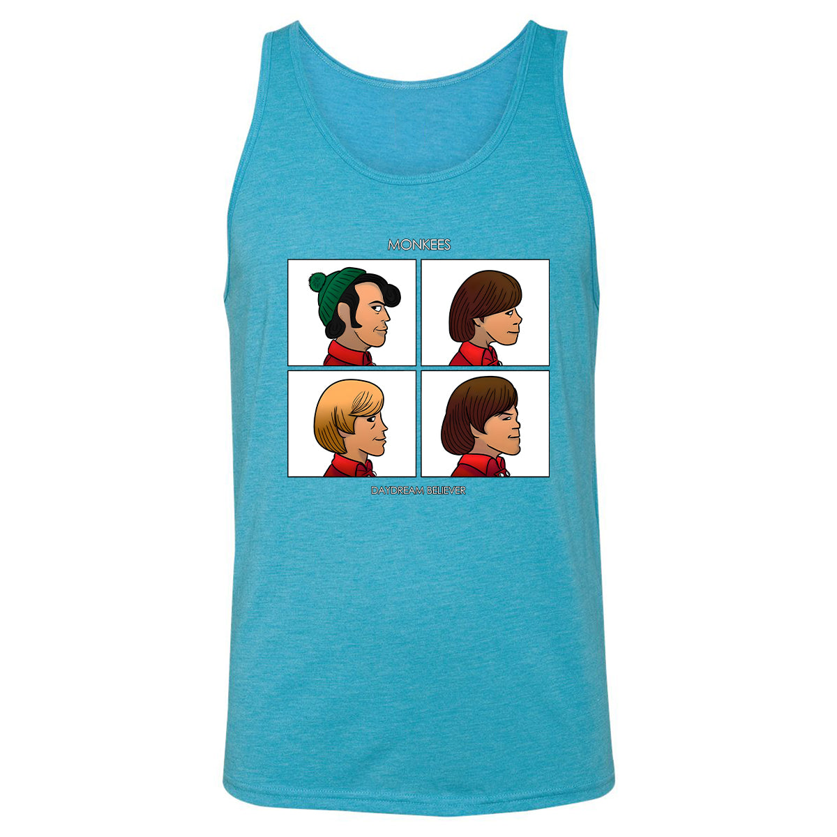 Unisex Jersey Tank - 8UM6ULSB - Aqua Triblend - 3